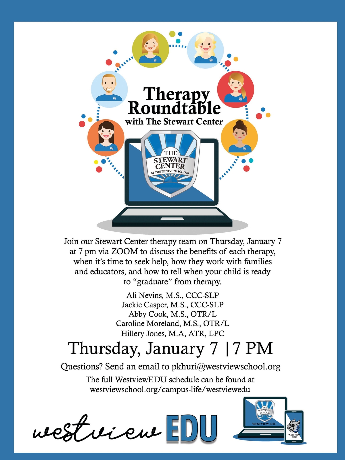 WESTVIEW EDU: Therapy Roundtable with The Stewart Center