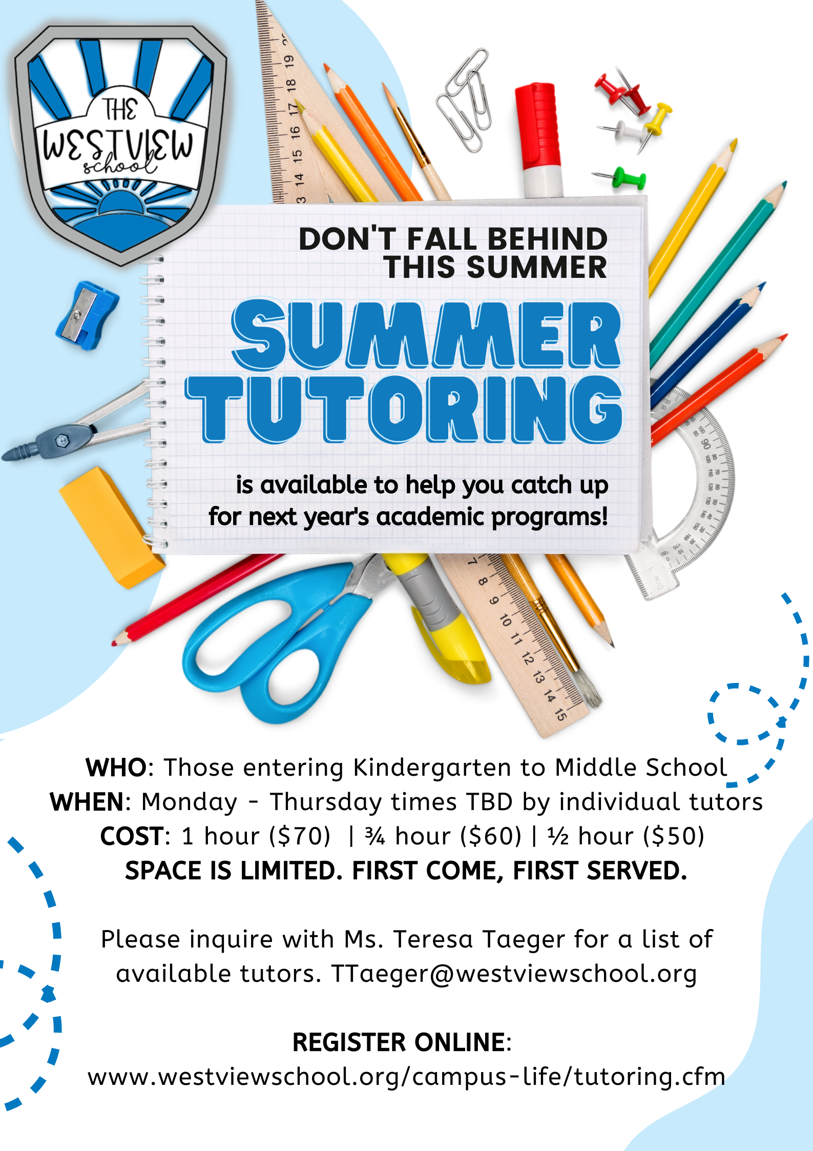summer-tutoring-the-westview-school